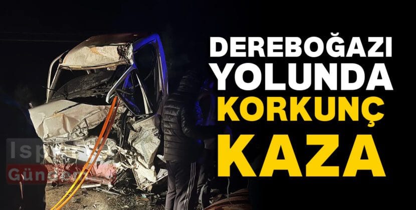 DEREBOGAZI YOLUNDA KORKUNC KAZA 1