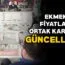 Şarkikaraağaç’ta Ramazan Sofralarına Ortak Fiyat Güvencesi: Ekmek ve Pide Fiyatları Belirlendi