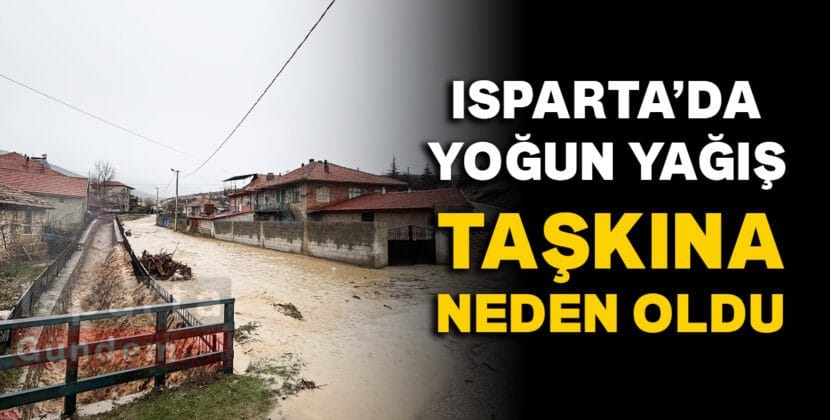ISPARTADA YOGUN YAGMUR