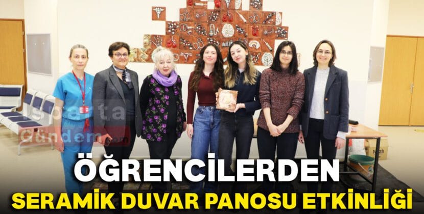 OGRENCILERDEN SERAMIK DUVAR PANOSU ETKINLIGI