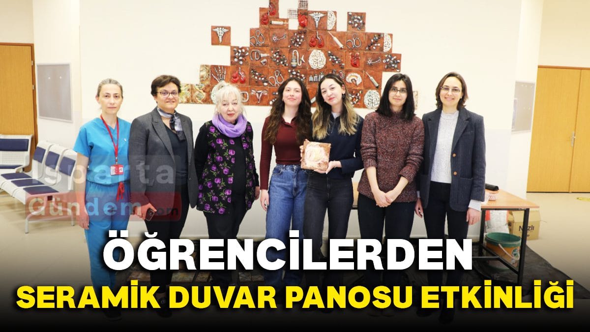 Geleceğin Hekimleri Sanatla Buluştu: Tıp Fakültesi Öğrencilerinden Özgün Seramik Panolar