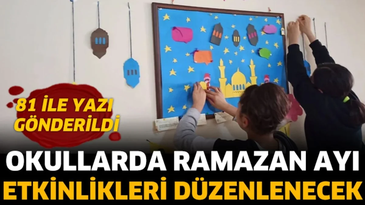 Milli Eğitim Bakanlığı’ndan Okullarda Değer Odaklı Ramazan Seferberliği Başlıyor