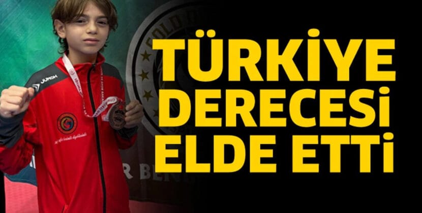 turkiye derecesi elde etti