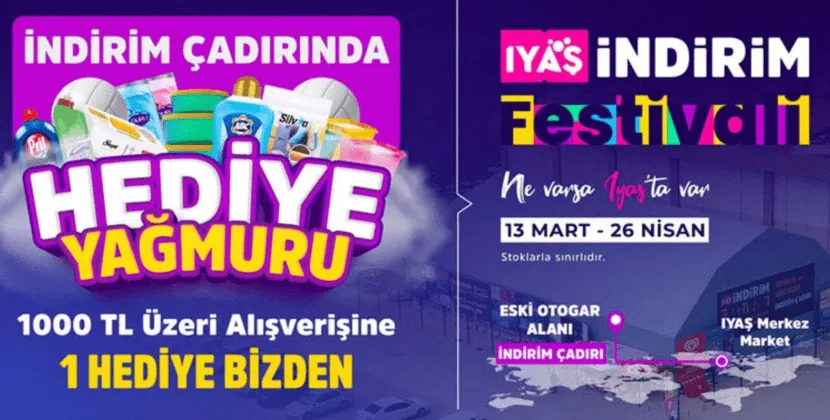 Isparta’da IYAŞ İndirim Festivali’nden Çifte Kazanç
