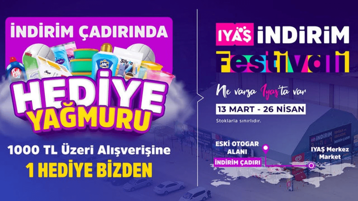 Isparta’da IYAŞ İndirim Festivali’nden Çifte Kazanç