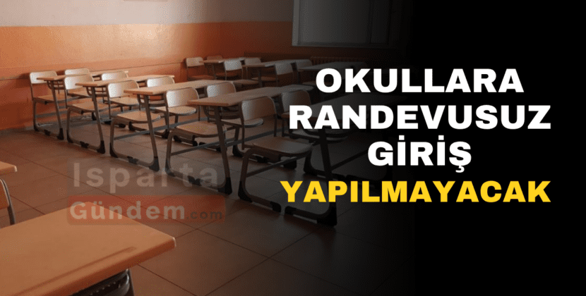 Okullara Ziyaretçi Girişleri Randevusuz Olmayacak