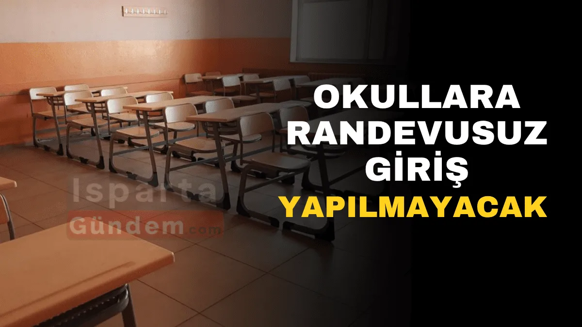 Okullara Ziyaretçi Girişleri Randevusuz Olmayacak